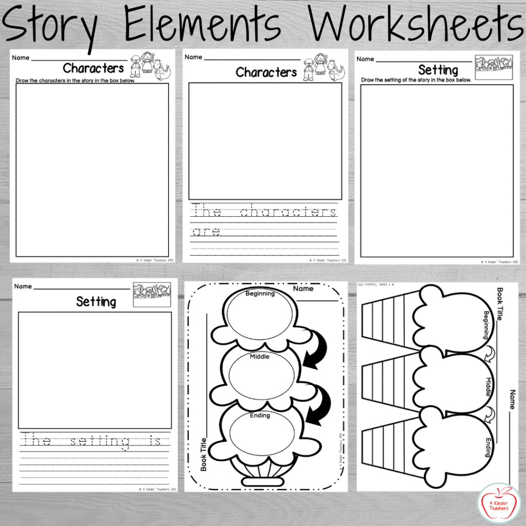 story elements worksheet story elements worksheet