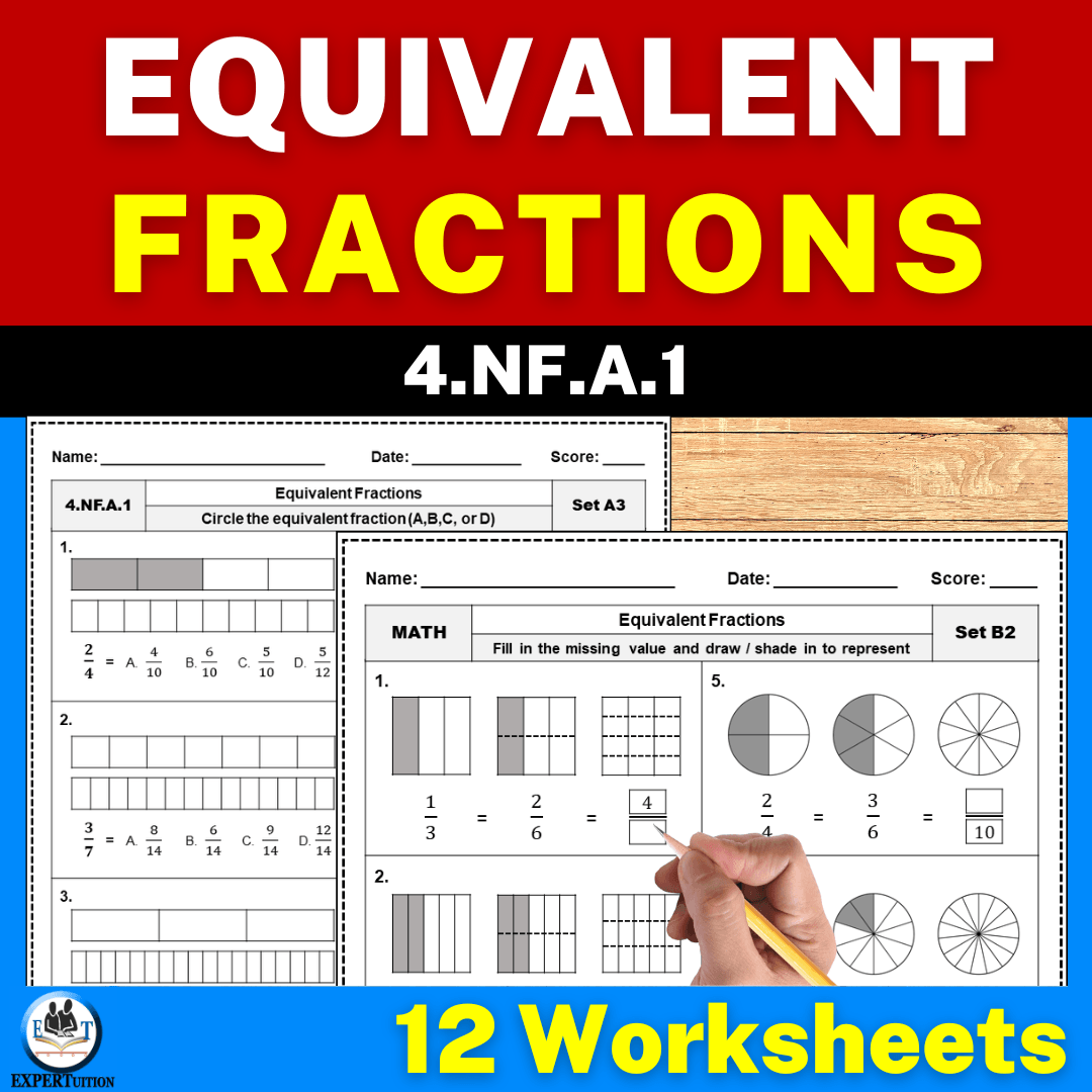 Equivalent Fractions Worksheets Grade 4 ExperTuition Worksheets Library