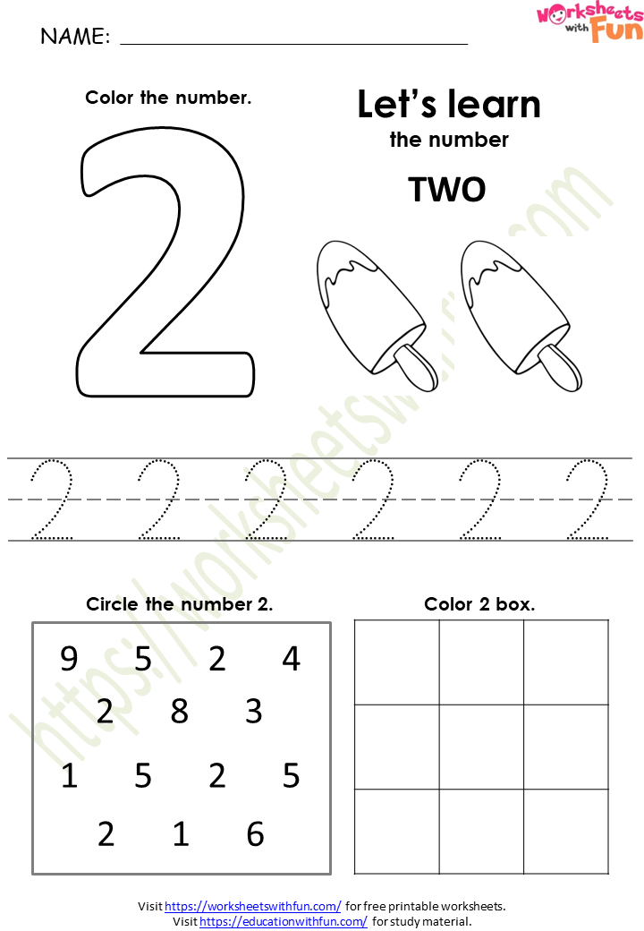 number two worksheet number two worksheet