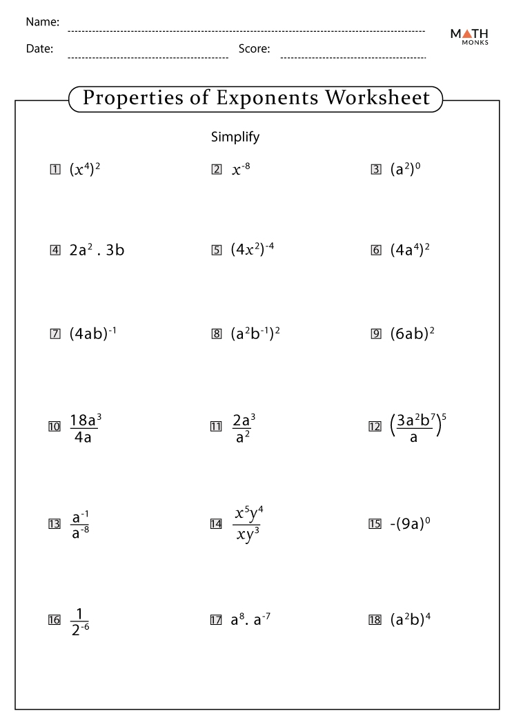 Exponents Worksheets With Answer Key Worksheets Library Exponents Worksheets With Answer Key Worksheets Library