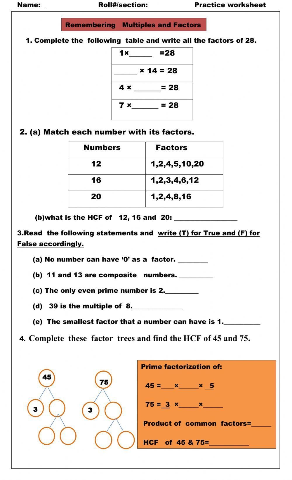 Factors And Multiples Worksheets Math Monks Worksheets Library Factors And Multiples Worksheets Math Monks Worksheets Library