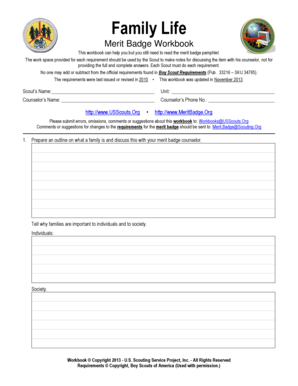 worksheet for family life merit badge worksheet for family life merit badge