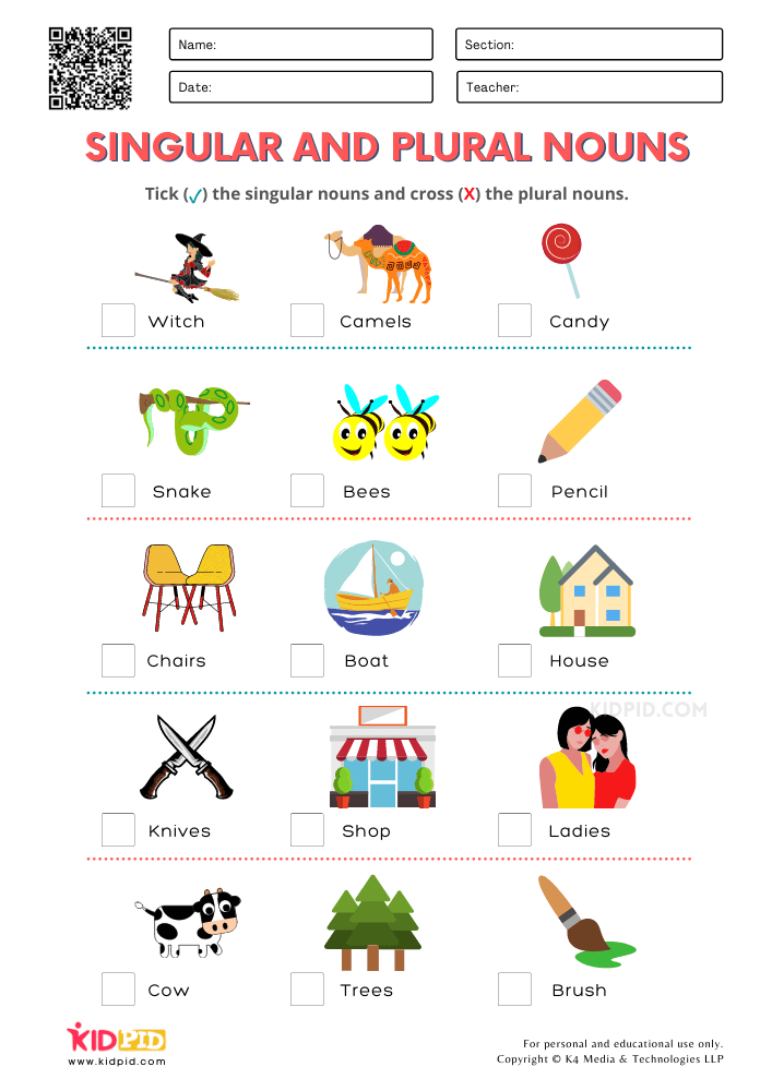 Find Singular And Plural Nouns Printable Worksheets For Grade 1 Kidpid Find Singular And Plural Nouns Printable Worksheets For Grade 1 Kidpid