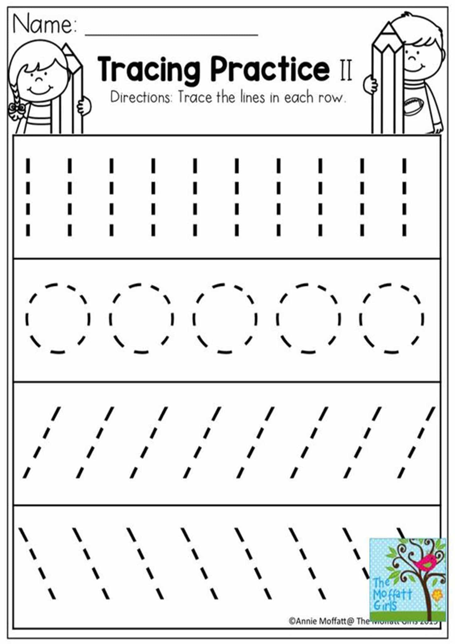 tracing lines worksheets tracing lines worksheets