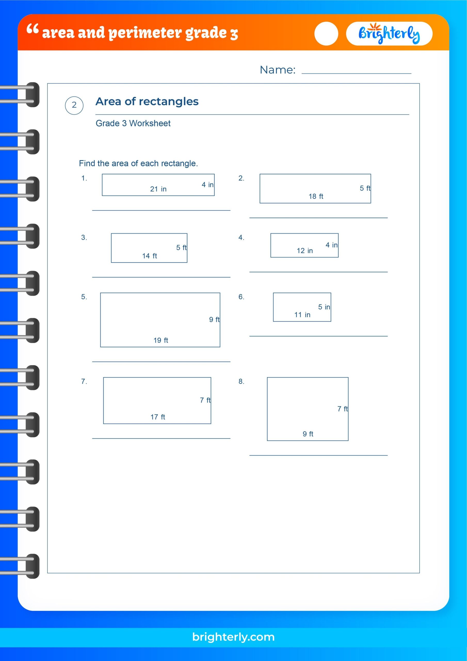FREE Area And Perimeter Worksheets Grade 3 PDFs Brighterly FREE Area And Perimeter Worksheets Grade 3 PDFs Brighterly