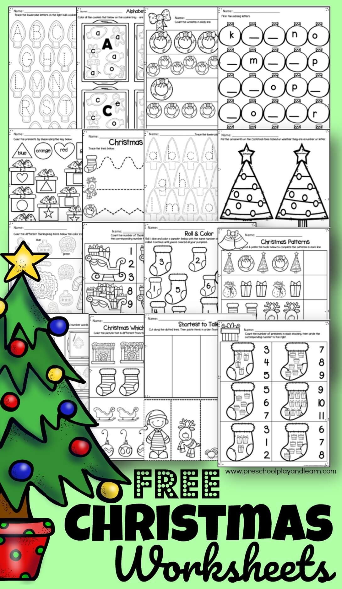 Free Christmas Activity Sheets
