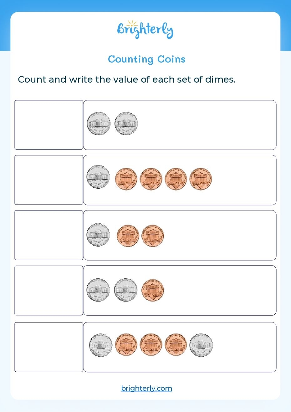 counting coins worksheets counting coins worksheets