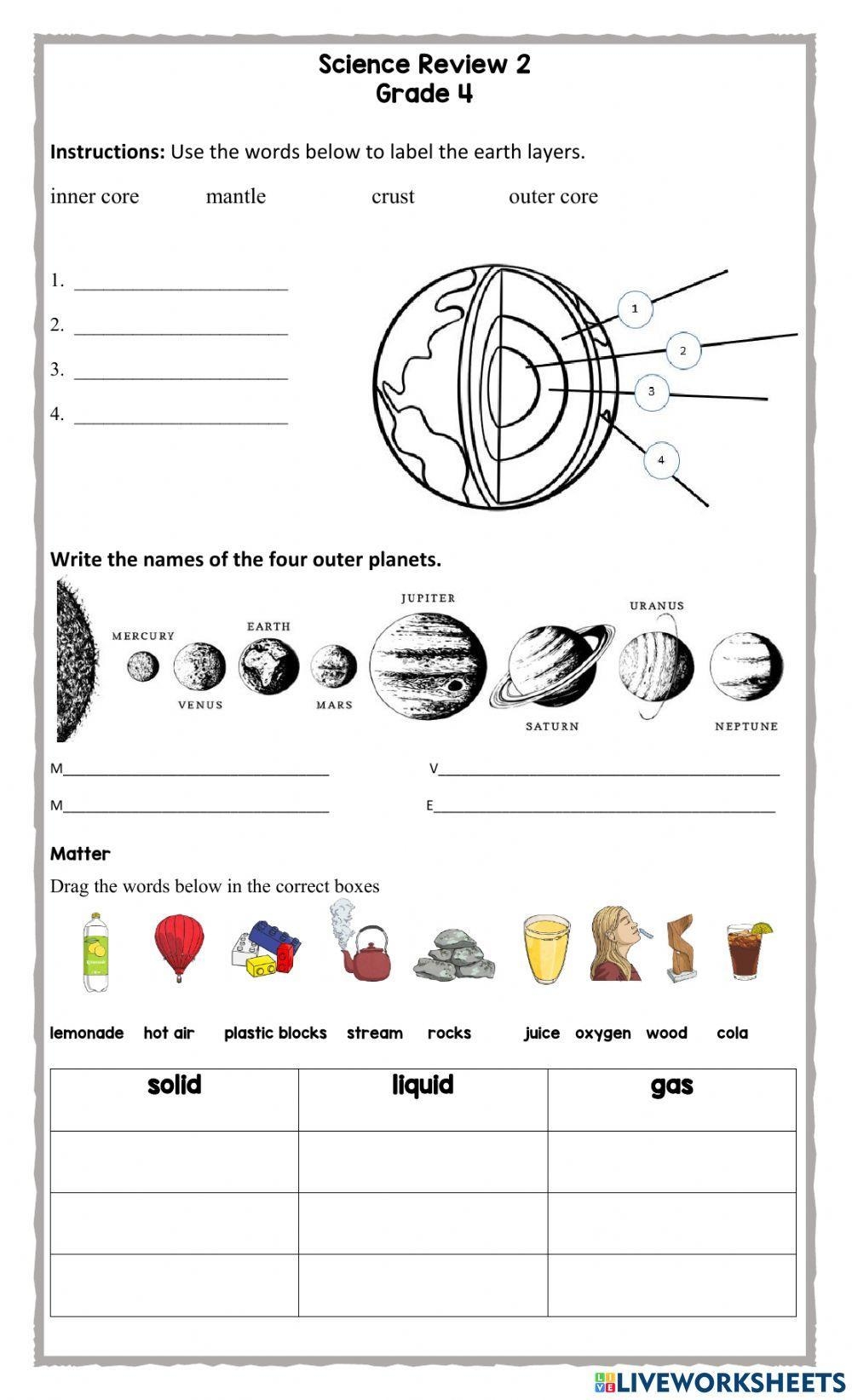 Free Free Printable 4th Grade Science Worksheet Download Free Free