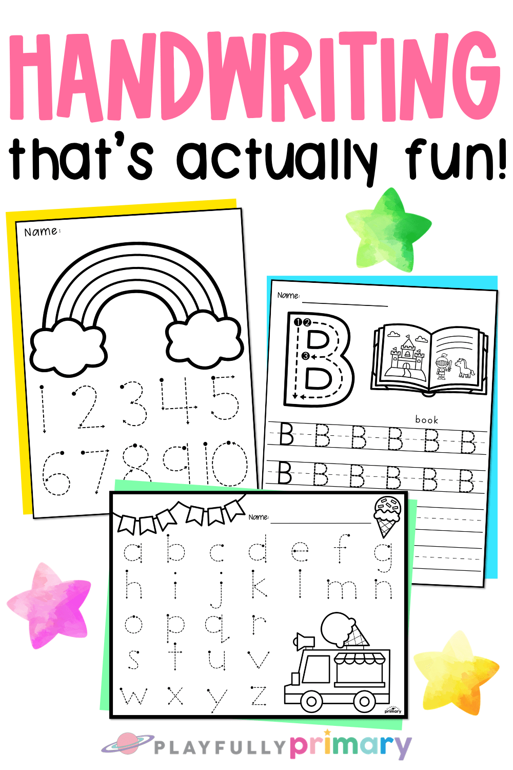 Free Handwriting Worksheets For Kindergarten Worksheets Library