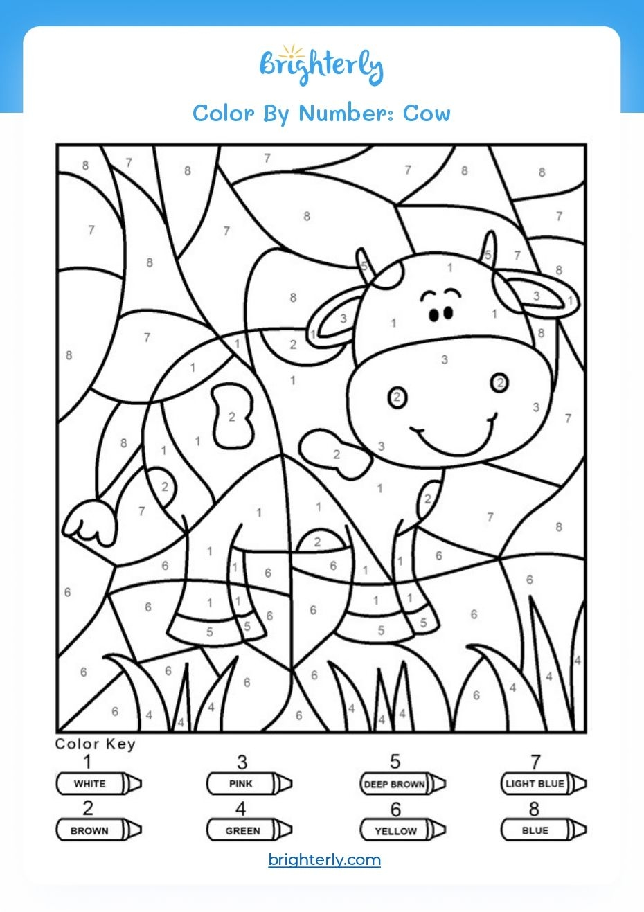 Free Printable Color By Number Worksheets For Kids Brighterly Free Printable Color By Number Worksheets For Kids Brighterly
