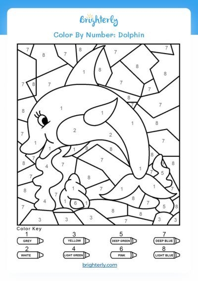Free Printable Color By Number Worksheets For Kids Brighterly Free Printable Color By Number Worksheets For Kids Brighterly