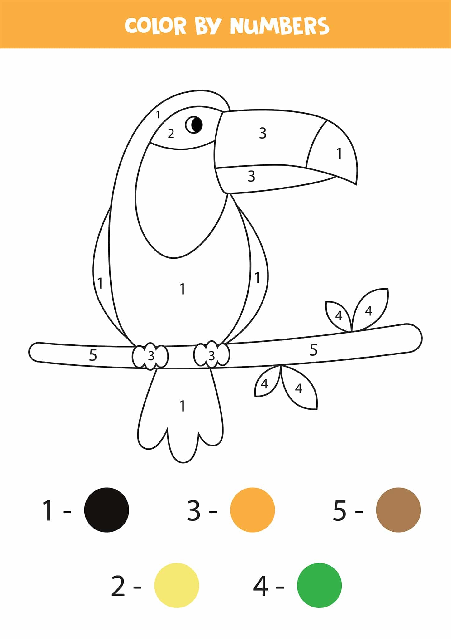 color by number worksheet color by number worksheet