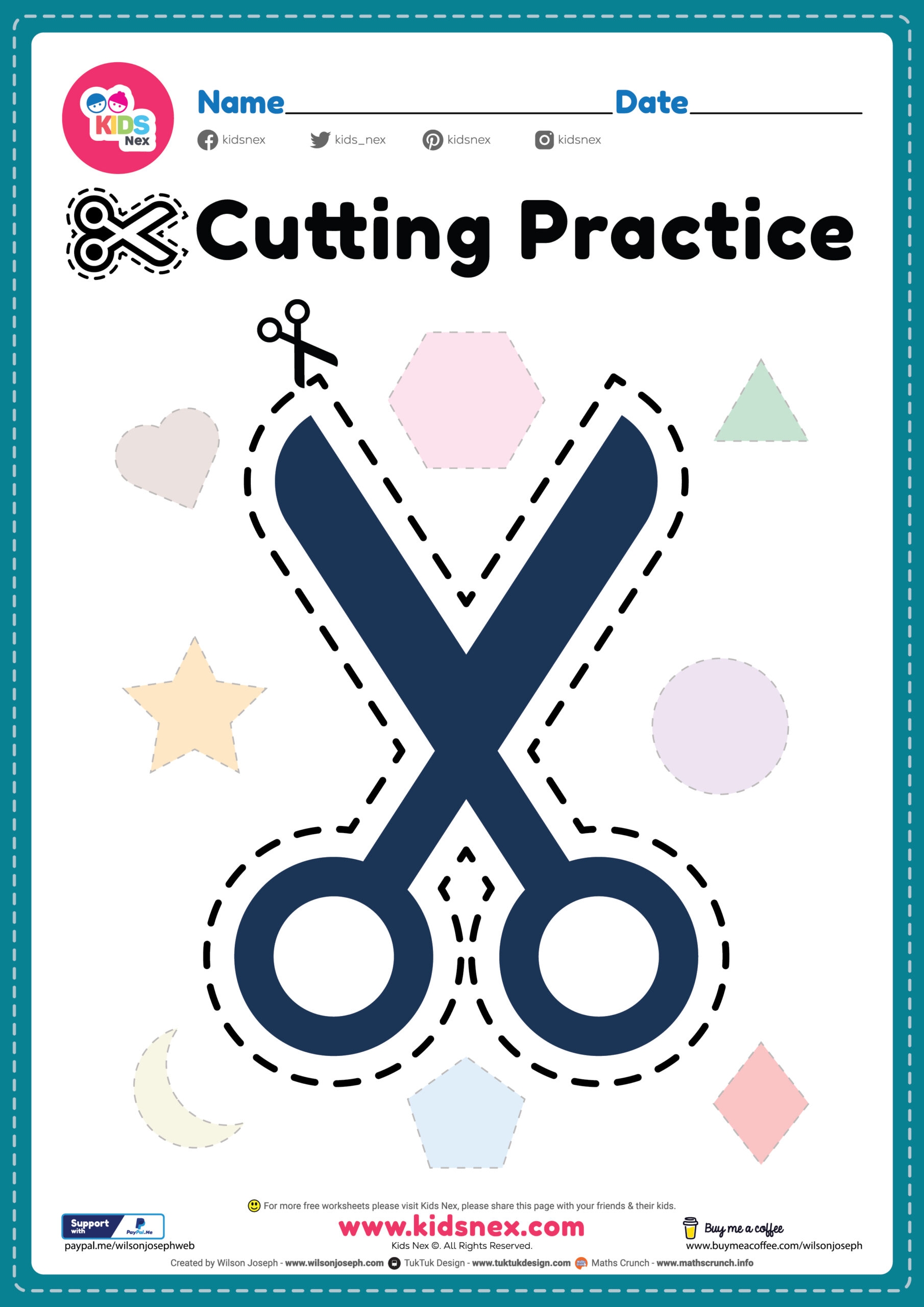 cutting practice worksheets cutting practice worksheets