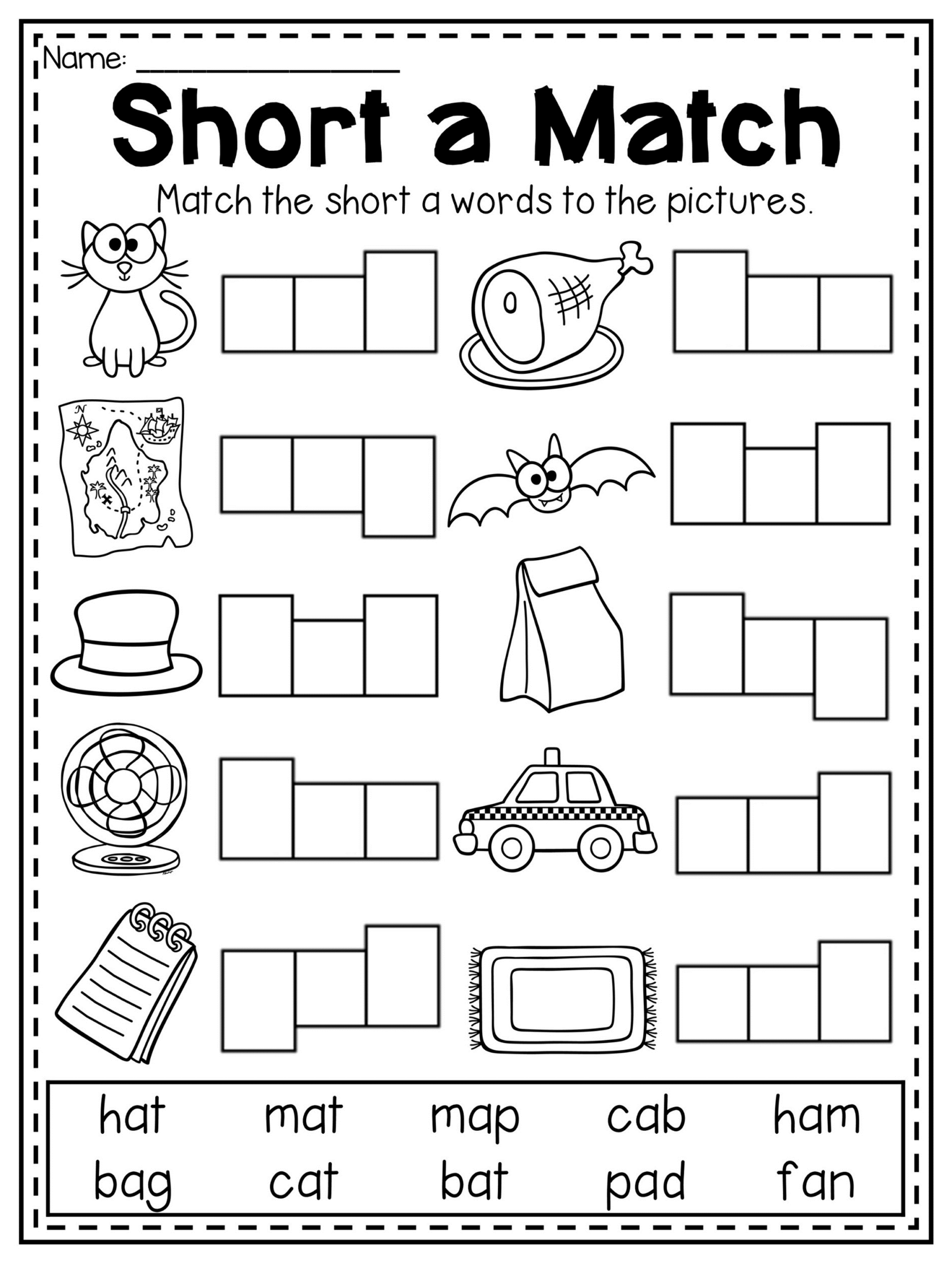 free cvc worksheets