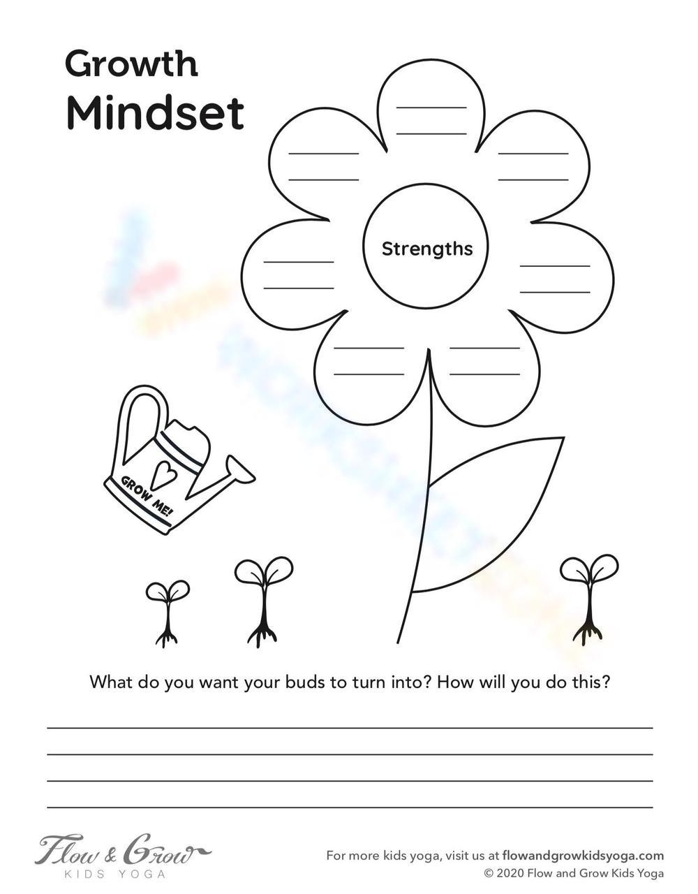 Free Printable Growth Mindset Worksheets For All Ages
