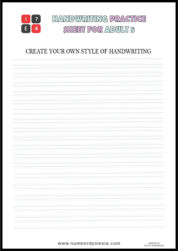 handwriting worksheets for adults handwriting worksheets for adults