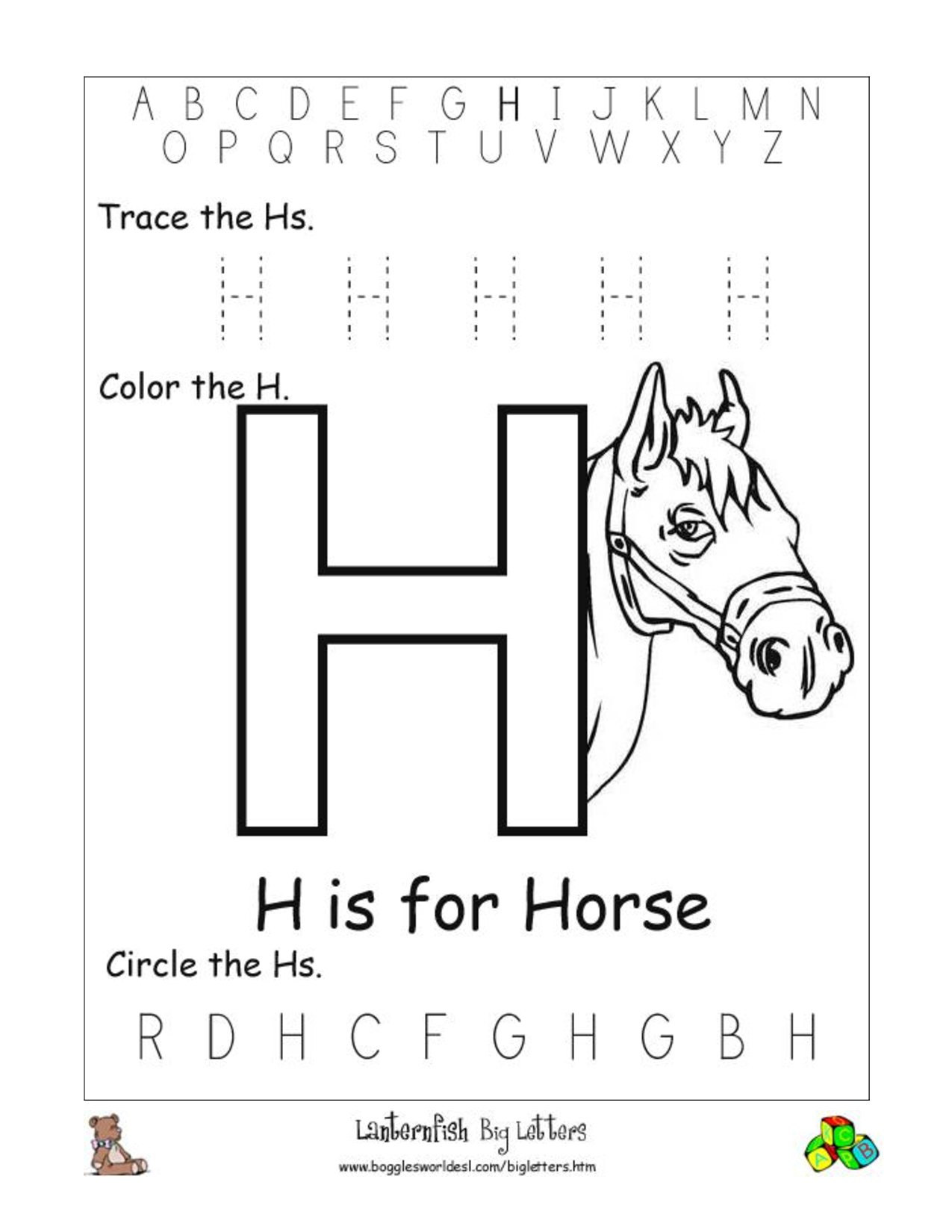 Free Printable Letter H Worksheets Fun H Practice Printables For Free Printable Letter H Worksheets Fun H Practice Printables For