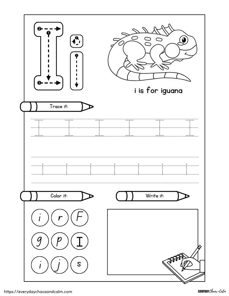 letter i preschool worksheets letter i preschool worksheets