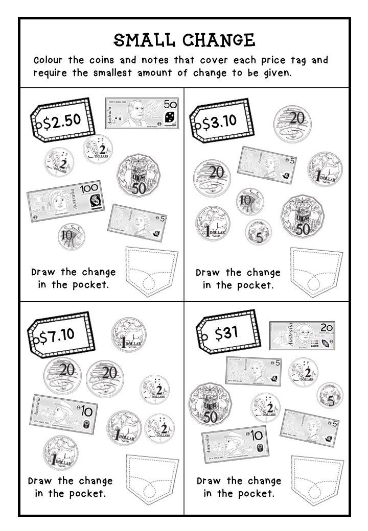 Free Printable Making Change Worksheets Printable Word Searches