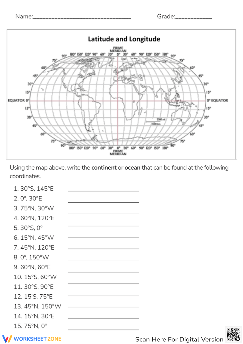 Free Printable Mini Unit Latitude And Longitude For Kids Worksheets Free Printable Mini Unit Latitude And Longitude For Kids Worksheets