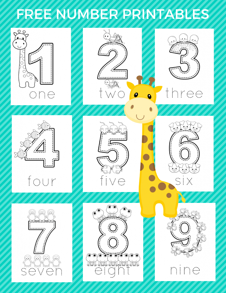Free Printable Numbers Worksheets For Preschool