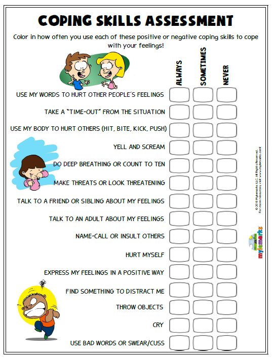 Free Printable Pdf Coping Skills Worksheets SkillsWorksheets Free Printable Pdf Coping Skills Worksheets SkillsWorksheets