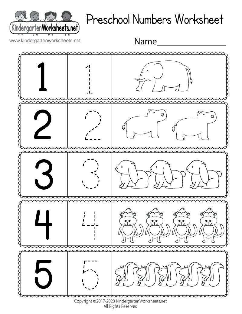 number worksheets for preschoolers number worksheets for preschoolers