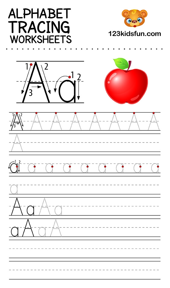 Free Printable Preschool Worksheets Tracing Letters
