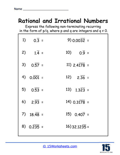 Free Printable Rational And Irrational Numbers Worksheets Worksheets Free Printable Rational And Irrational Numbers Worksheets Worksheets