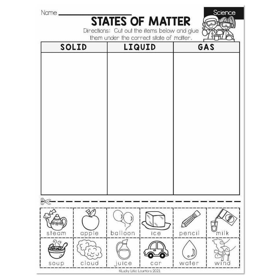 Free Printable Science Worksheets For 2nd Grade FREE Printable A Z Free Printable Science Worksheets For 2nd Grade FREE Printable A Z