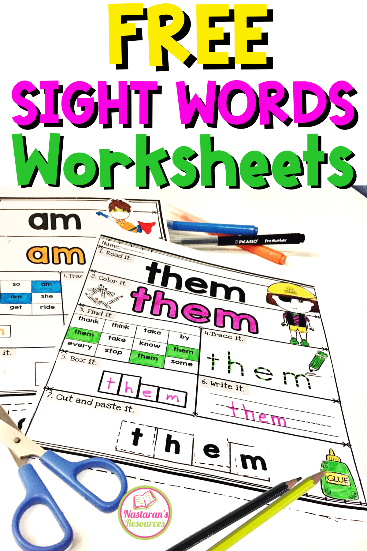 free printable sight word worksheets free printable sight word worksheets