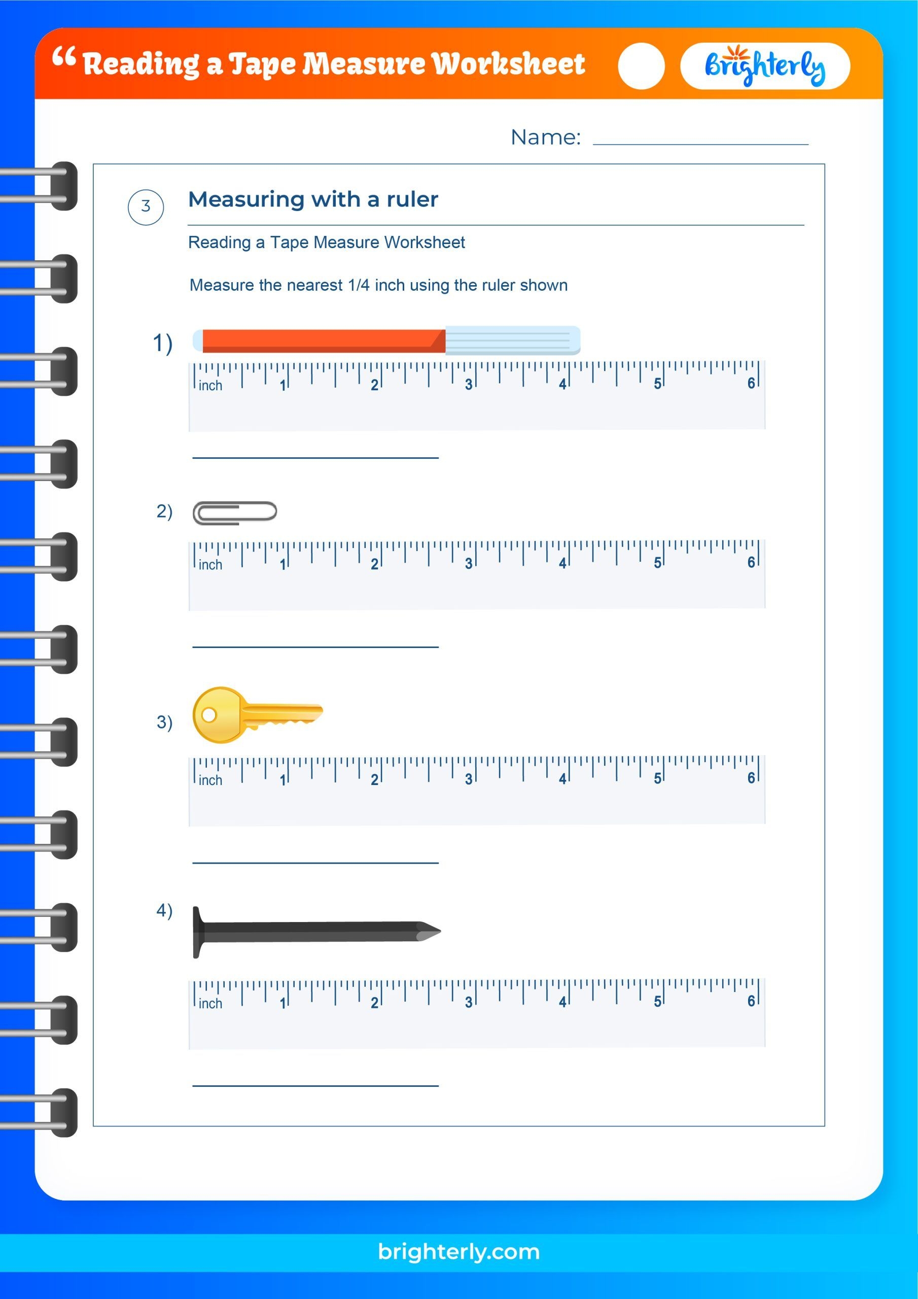 Free Reading A Tape Measure Worksheets PDFs Brighterly Free Reading A Tape Measure Worksheets PDFs Brighterly