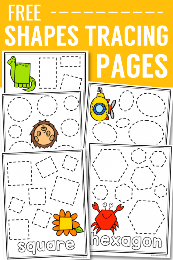 Free Shapes Tracing Worksheets Homeschool Share Free Shapes Tracing Worksheets Homeschool Share