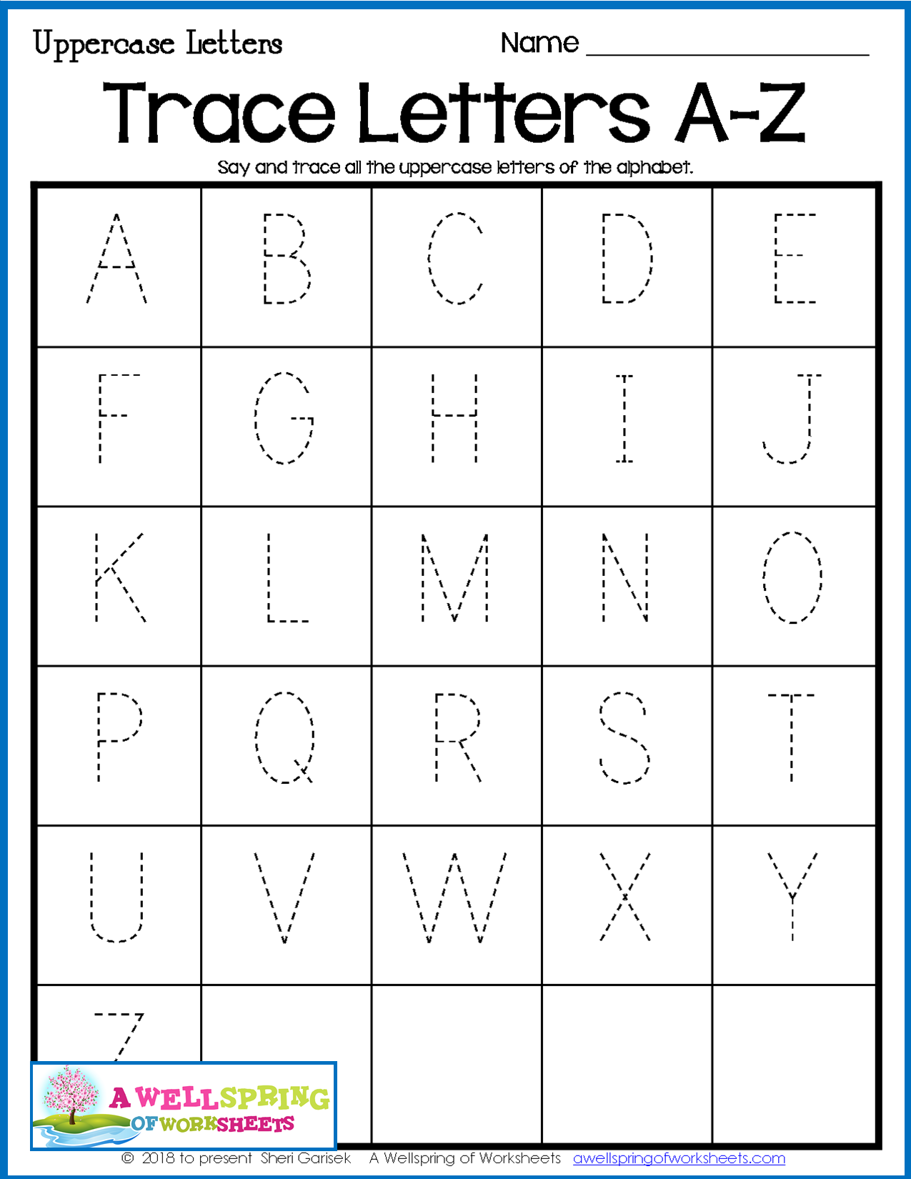 Free Uppercase And Lowercase Letter Tracing Worksheets Free Uppercase And Lowercase Letter Tracing Worksheets