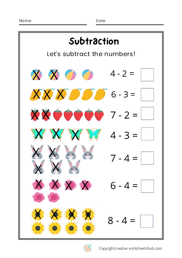subtraction worksheets for grade 1 subtraction worksheets for grade 1