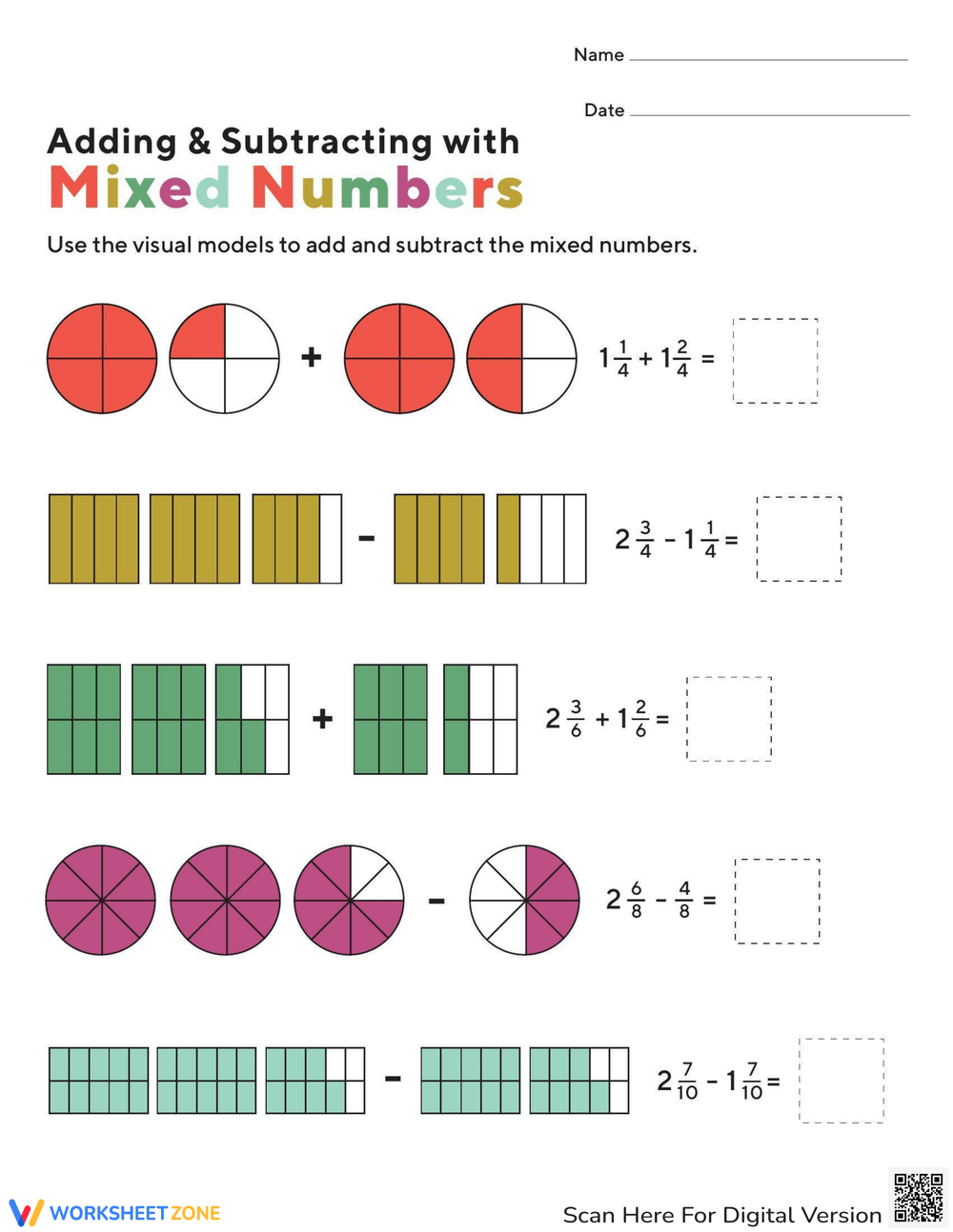 Grade 4 Adding And Subtracting Mixed Numbers Worksheets 2024 Grade 4 Adding And Subtracting Mixed Numbers Worksheets 2024