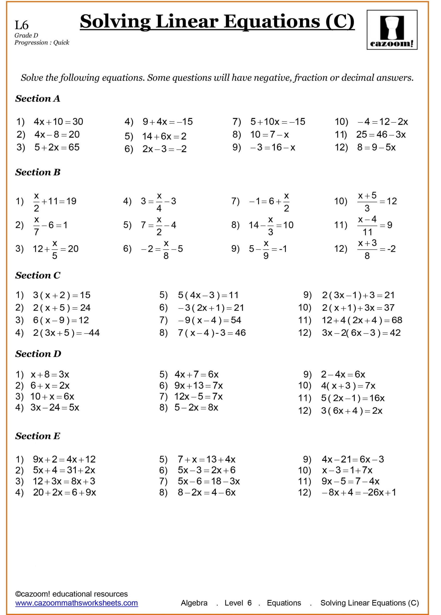 Grade 9 Math Worksheets With Answers Free Printable Grade 9 Math Worksheets With Answers Free Printable