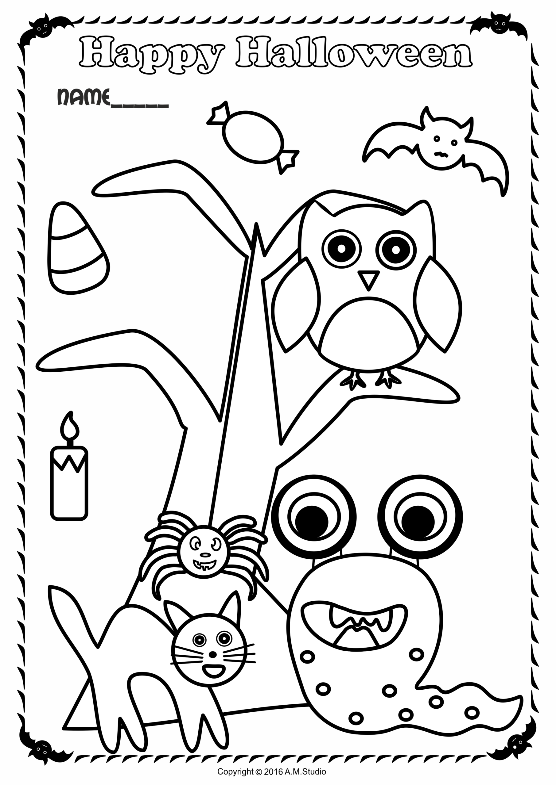 halloween coloring worksheets halloween coloring worksheets