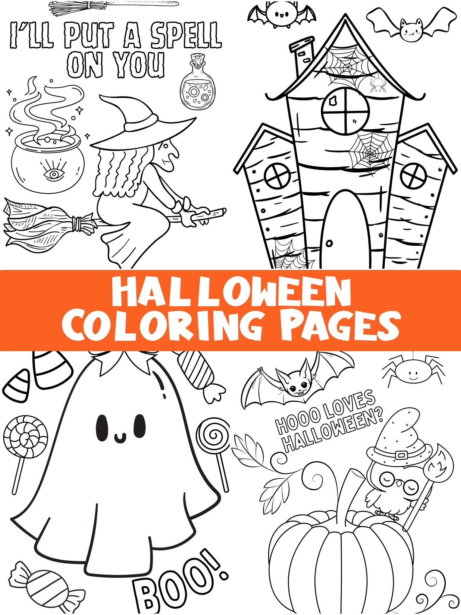 Halloweencolor Sheets Pumpkin Coloring Pages For Kids Friends Art
