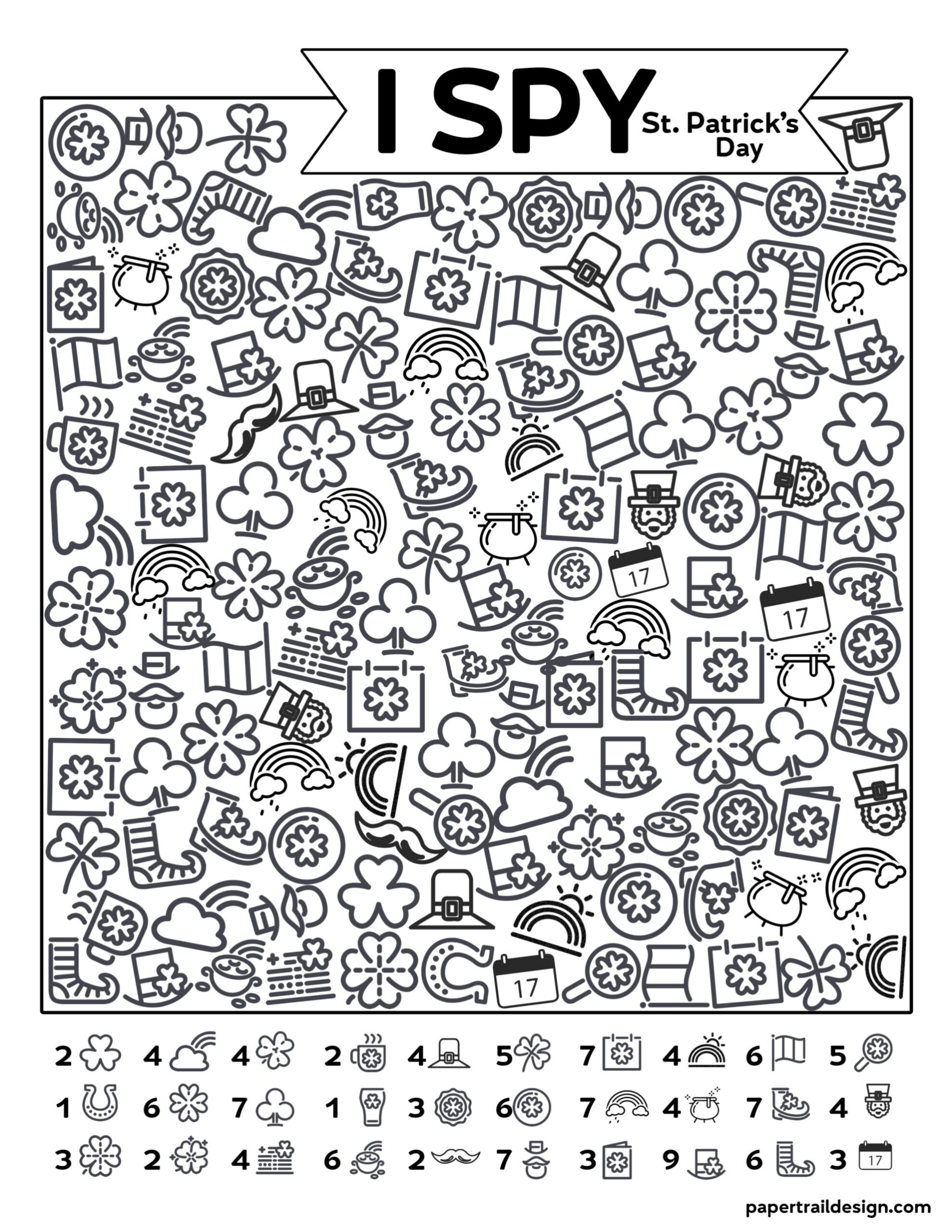 I Spy Worksheets