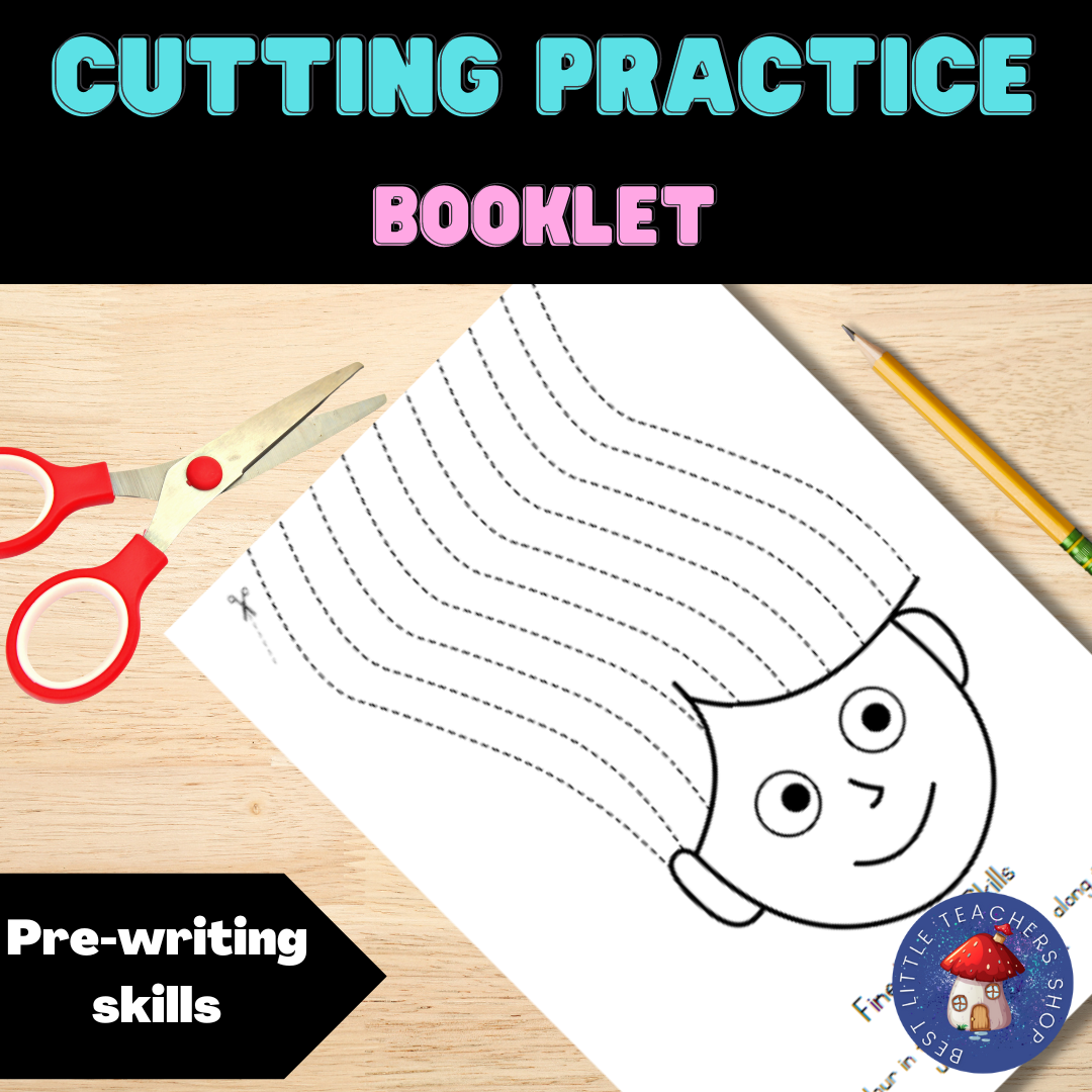 Kids Cutting Practice Sheets