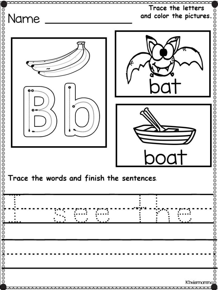 Kindergarten Writing Worksheets Printable Free Kindergarten Worksheets