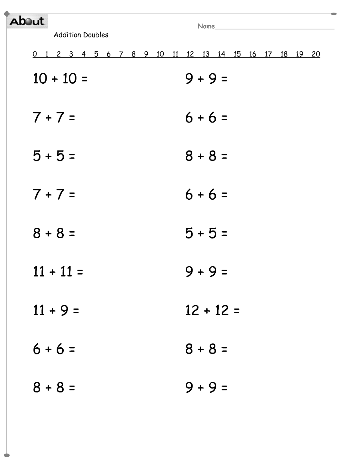 Kumon Math Level B Worksheets Math Worksheets Printable