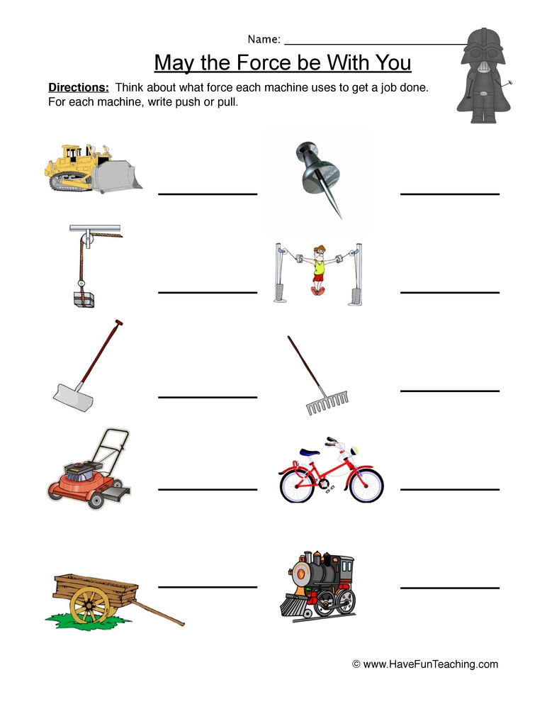force and motion worksheets force and motion worksheets