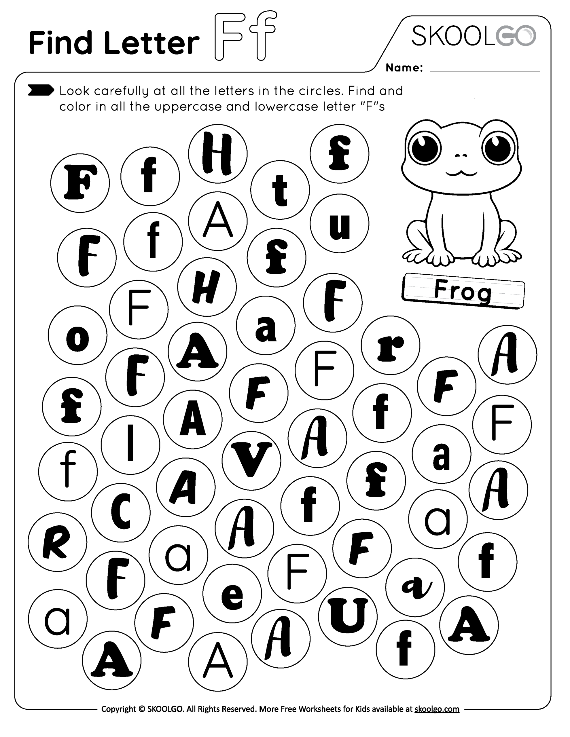 Letter F Worksheets For Preschool Letter F Worksheets For Preschool