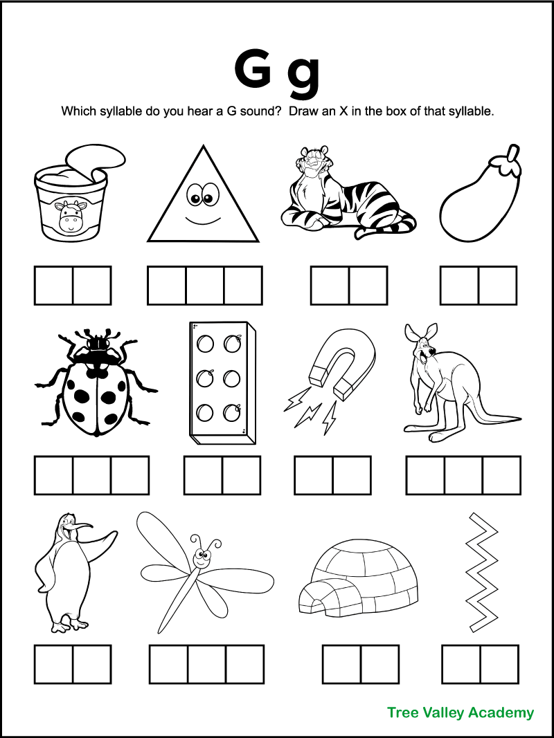 Letter G Worksheet Kindergarten Letter G Worksheet Kindergarten