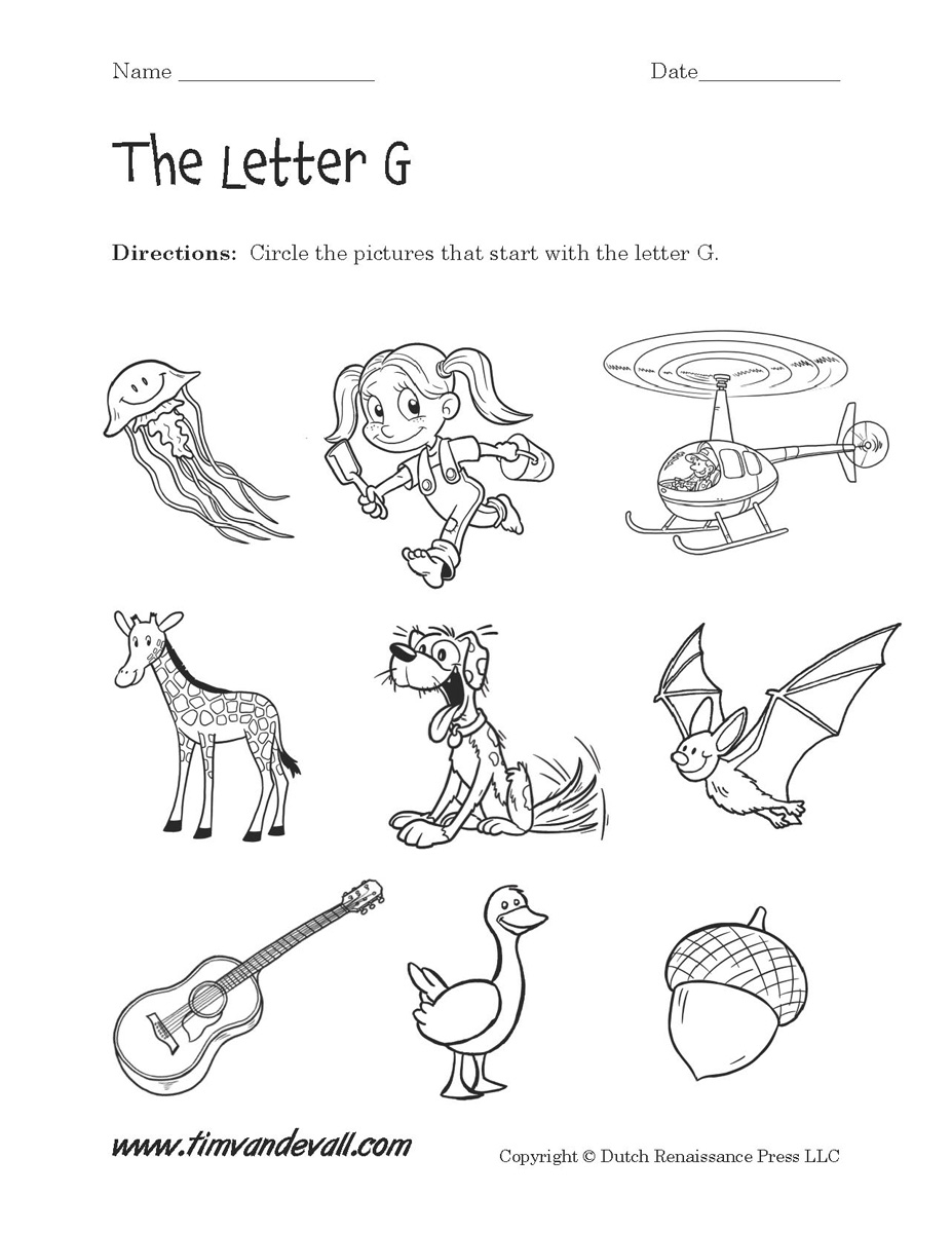 Letter G Worksheets Preschool Alphabet Printables Letter G Worksheets Preschool Alphabet Printables