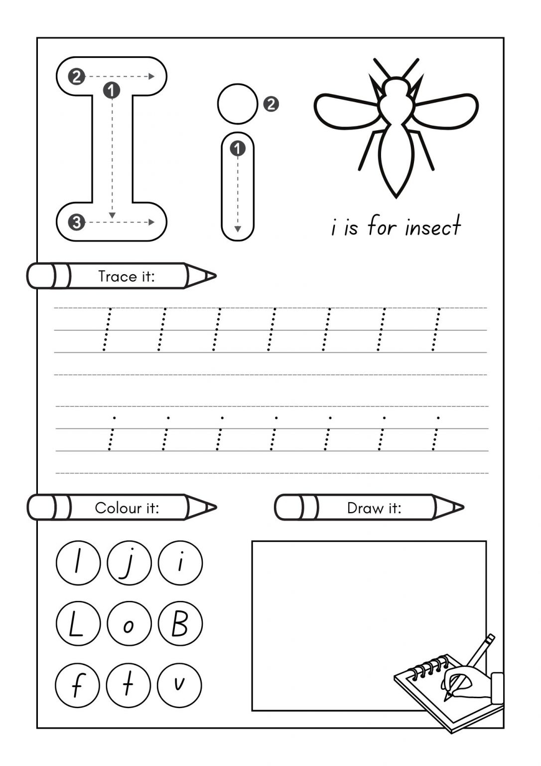 Letter I Activities For Toddler Preschool Kindergarten Printable PDF Letter I Activities For Toddler Preschool Kindergarten Printable PDF