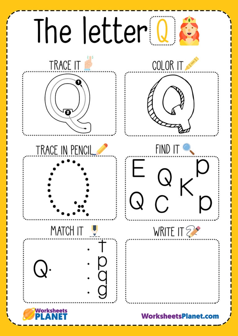 Letter Q Worksheet Letter Q Worksheet