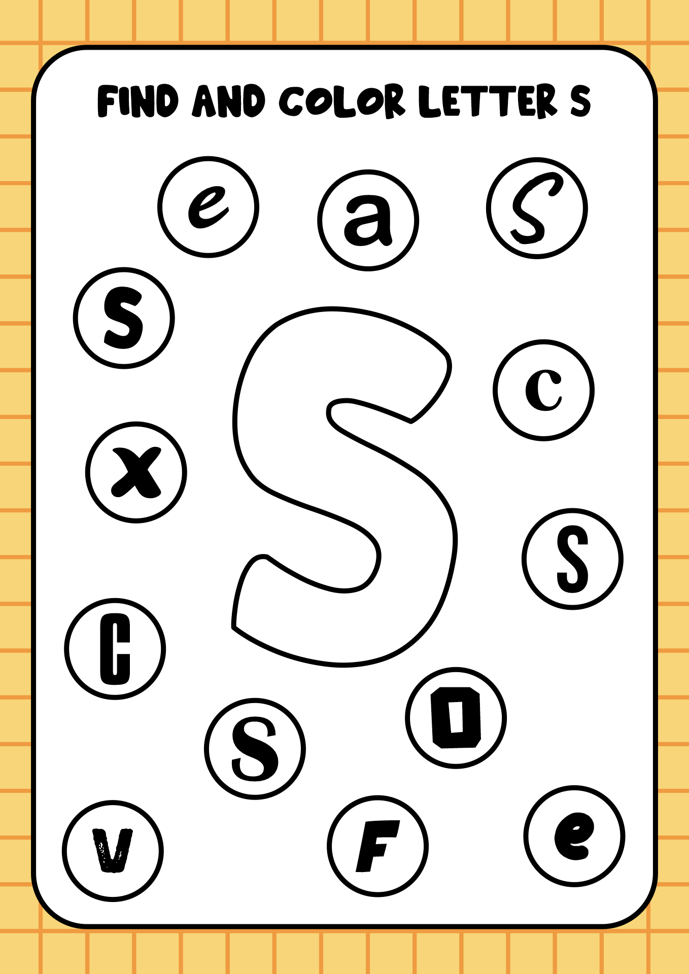 Letter S Activities 10 Free PDF Printables Printablee Letter S Activities 10 Free PDF Printables Printablee